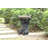 Sitting Black Bear Plant Stand Statue