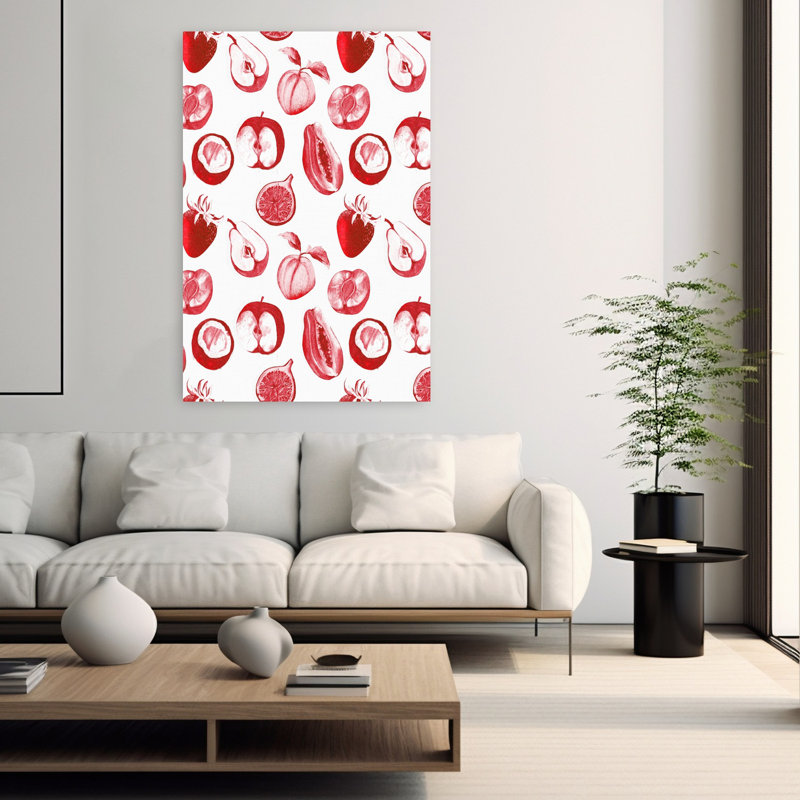 Fruit, décoration, nourriture, agrumes, art contemporain coloré, minimaliste, fruits, été, H 60 po x l 40 po