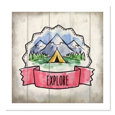 Adventure Is out There 2' Paper Print