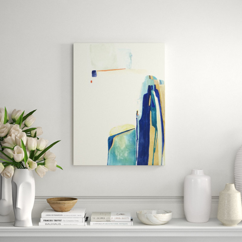 Cold Mountains II Painting by Sara Brown, Glass Coat, 63" H x 47" W