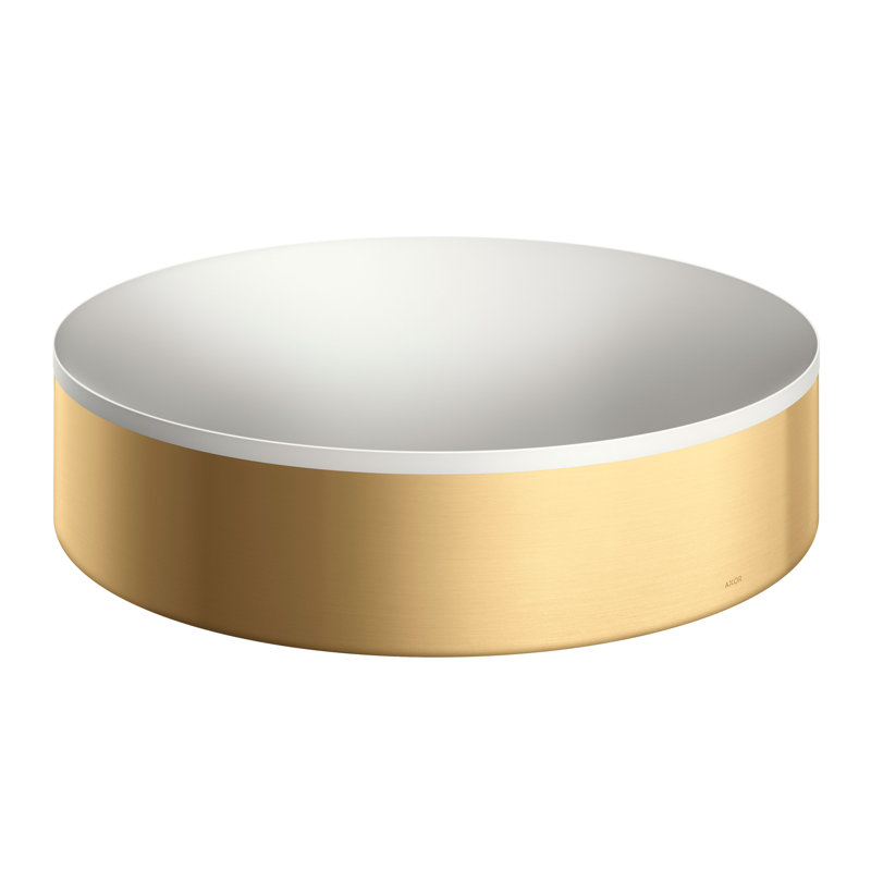 AXOR Suite Sinks Round Sink without Overflow, Brushed Gold