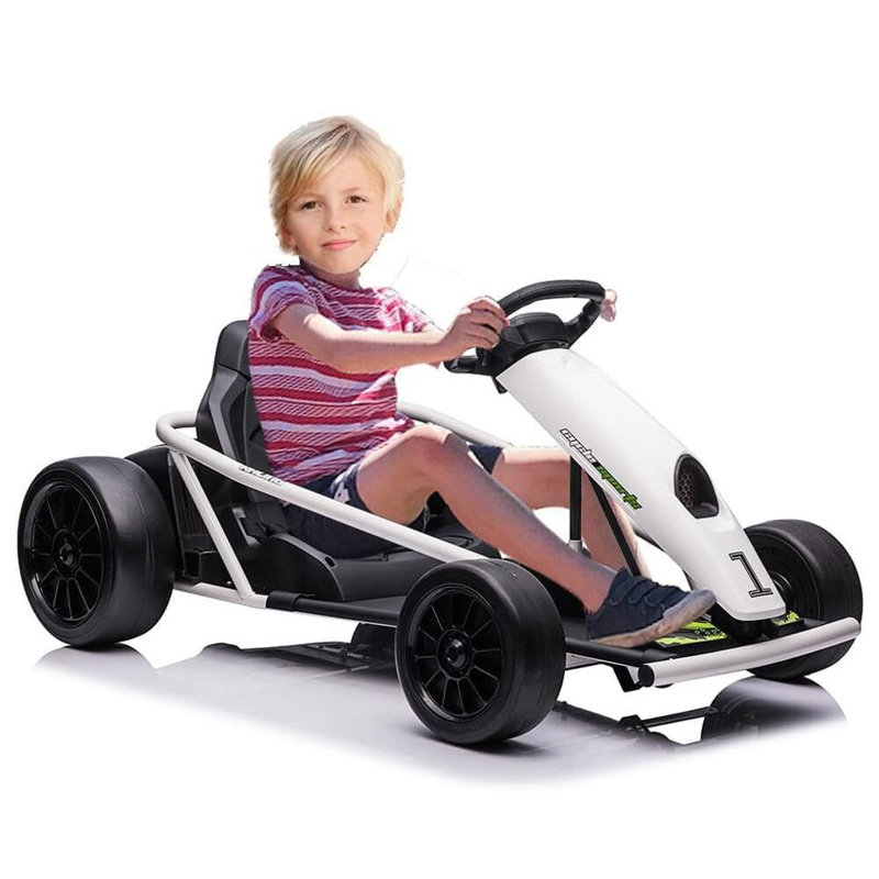 Karting pour enfants 24 V avec moteurs puissants, grande batterie, Rouge