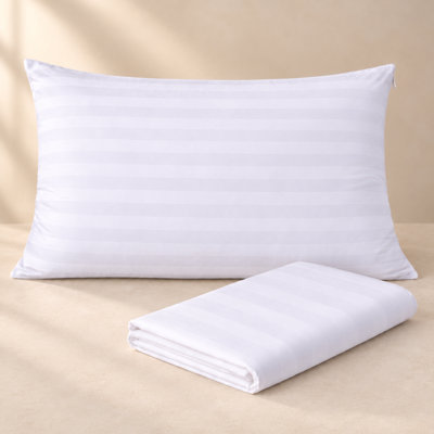 100% Cotton Striped Pillowcase