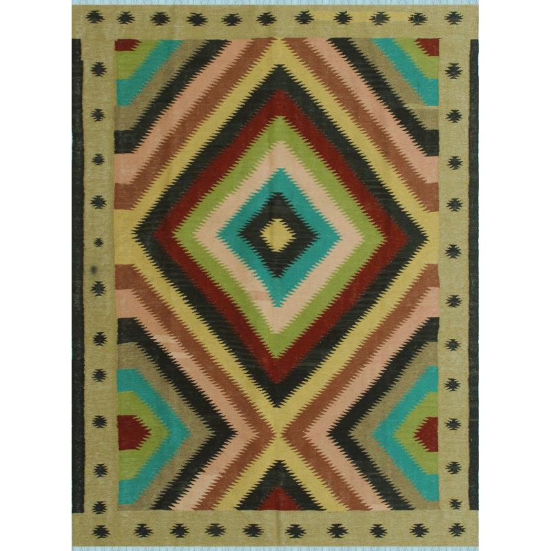 Hults Wool Southwestern Indoor Rug