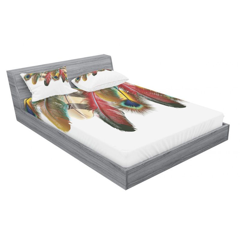 Microfiber Sheet Set, Full Sheet Set with Fitted Sheet