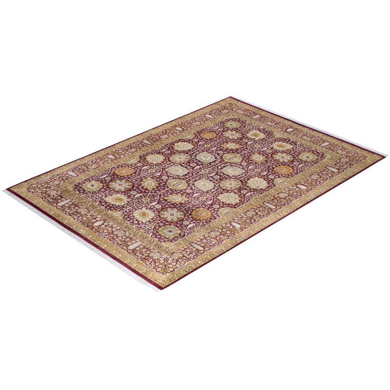 Classic One-of-a-Kind 6'1" X 8'8" Hand Knotted Area Rug