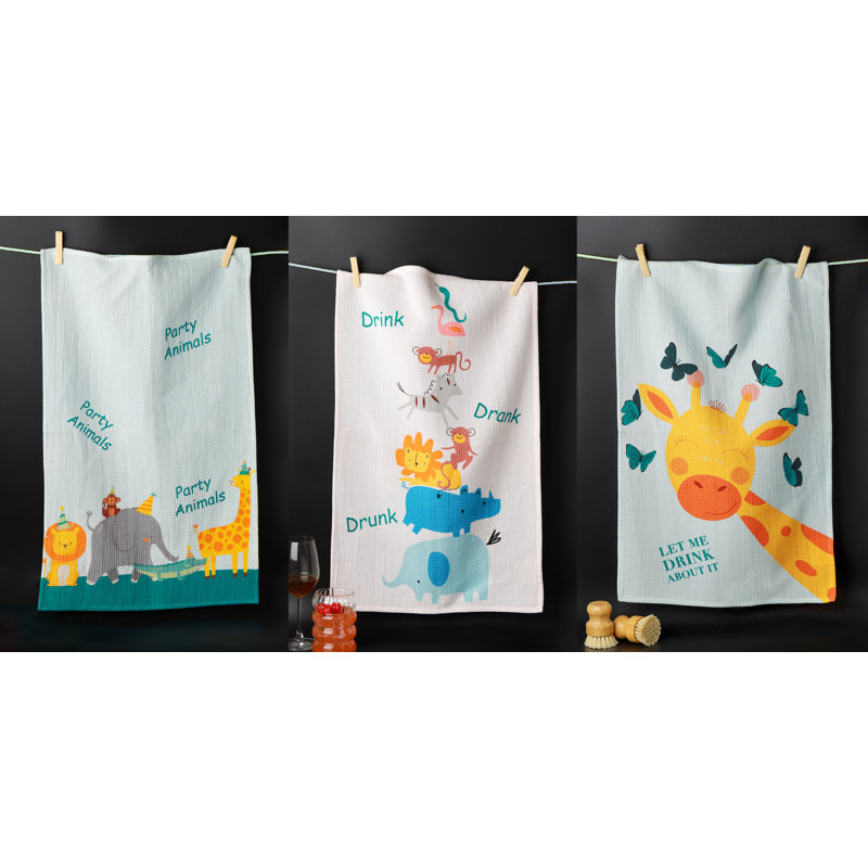 Party Animals Kitchen Towel Set