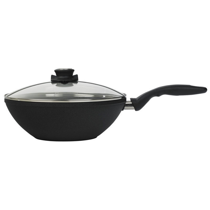Swiss Diamond 11" Induction Non-Stick Alumimum Wok with Lid