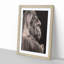 Silverback Gorilla in Abstract - Picture Frame Graphic Art Print-55764660-55764657
