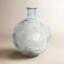 Recycled glass handmade ribbed spanish bottle decorative vase Eugenia-90639168