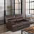 2-Piece Modern Fancy Faux Leather Power Reclining Loveseat With Wide Back