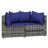 - Person Patio Conversation Set with Cushions-983637493-983637482