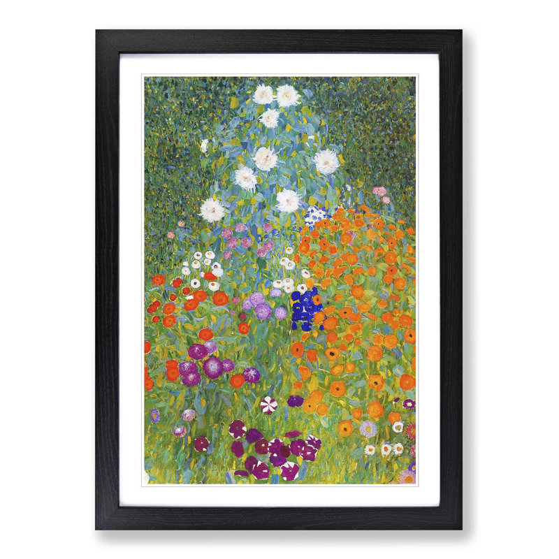 Gustav Klimt - Single Picture Frame Painting, Black