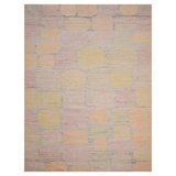 Multicolored Swedish Inspired Flatweave Art Silk Rug - 8' x 10'