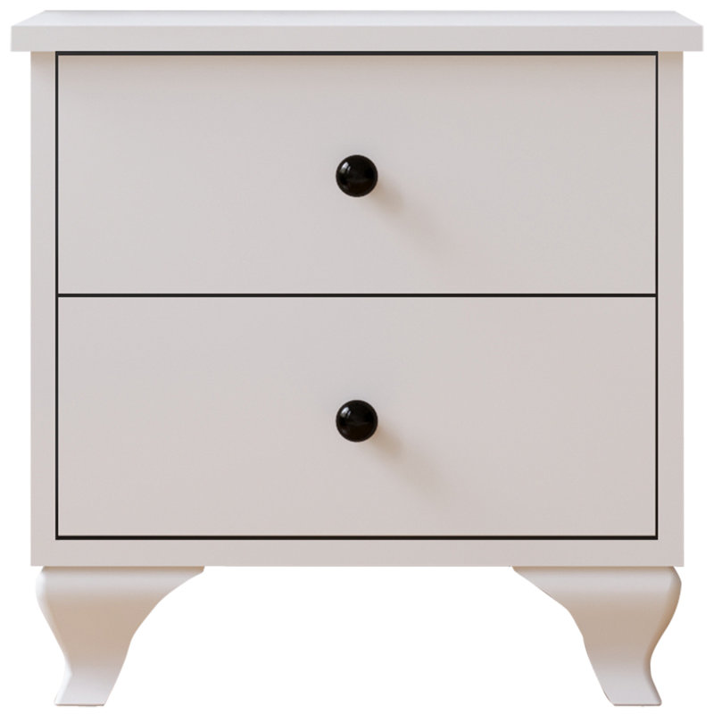 Amolika 45cm W Manufactured Wood Bedside Table