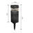 Charcoal Solar Powered Integrated LED Pillar Light