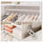 3-piece Set: 74.4"w Wardrobe Storage System With 2 Wooden Drawers And Hanging Rod-643718441
