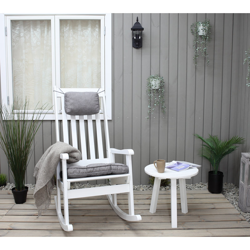 Sarafina Pine Outdoor Chair, White