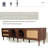 Rattan TV Stand With 3 Cabinets & 2 Drawers, Media Console Table For Tvs Up To 80" With LED Light, Entertainment Center-1020345834