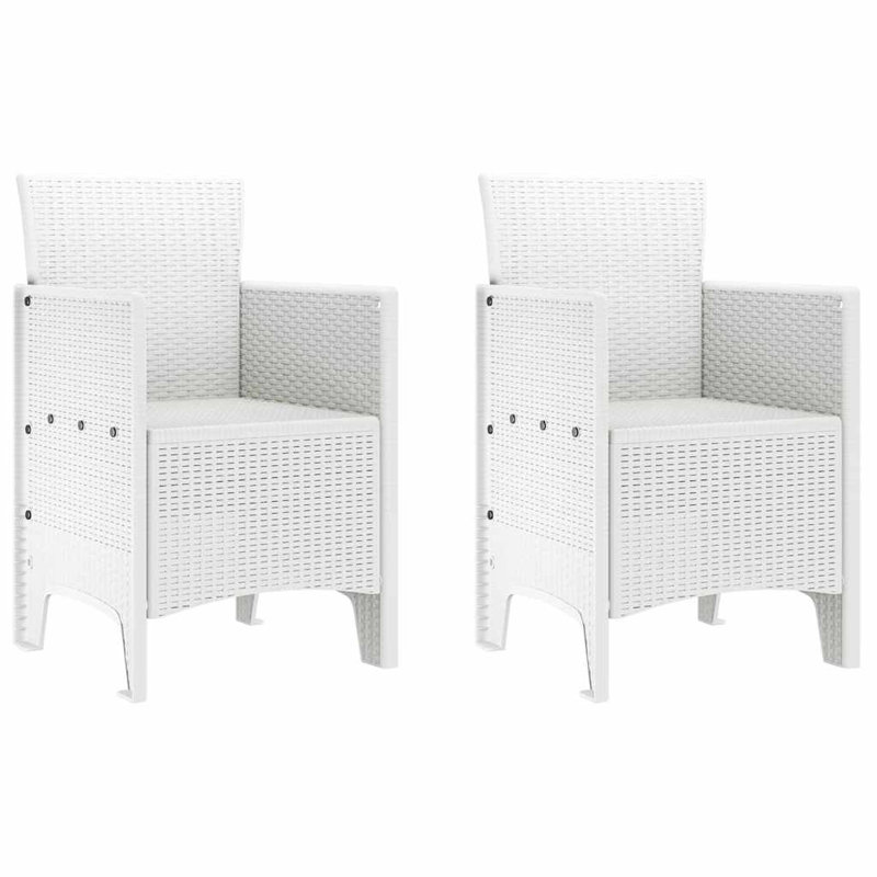Patio Dining Side Chair, White