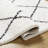 Cassundra Rectangle Geometric Machine Woven Polyester Area Rug in Charcoal/White-1953853430
