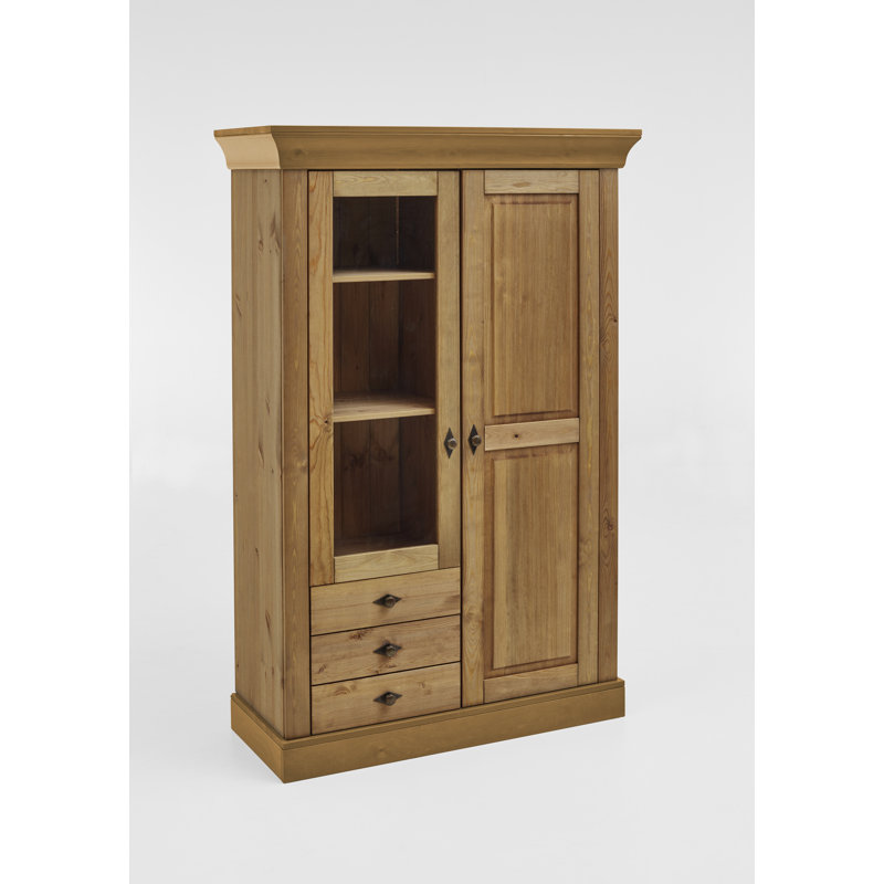 Hojanovice Display Cabinet, Leach-coloured/Leach-coloured