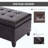 Hillcrest Faux Leather Upholstered Storage Bench-26077105