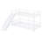 Metal Bunk Bed with Slide and Guardrails-2052748079-2052748074