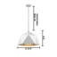 Luminaire suspendu géométrique 1 lumière Avila-1099060356-1099060345