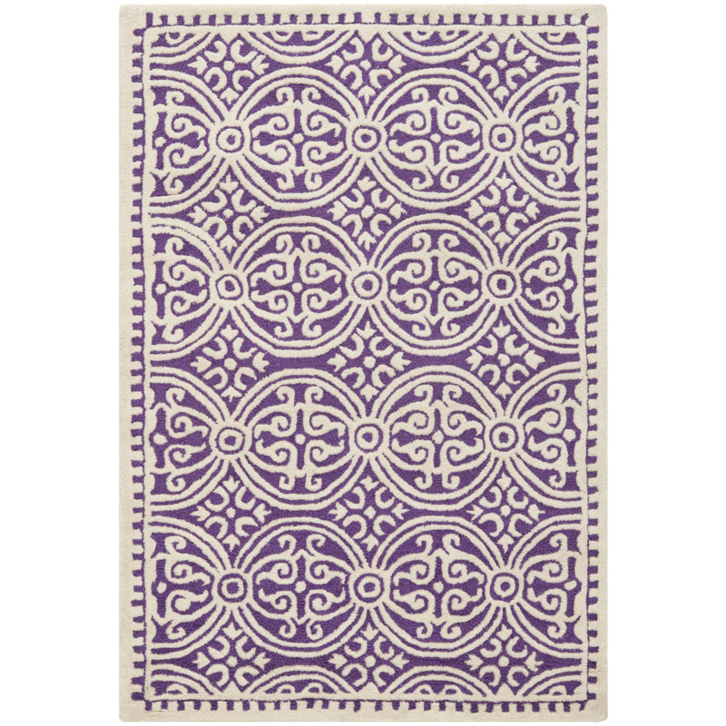Cambridge Hand Tufted Wool Geometric Rug, Rectangle 2' x 3'