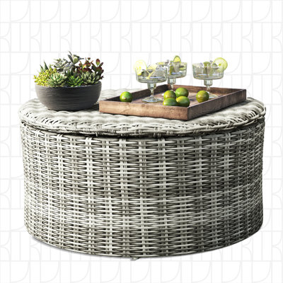 Vallauris Round Outdoor Coffee Table , 29.5 " W 29.5 " D