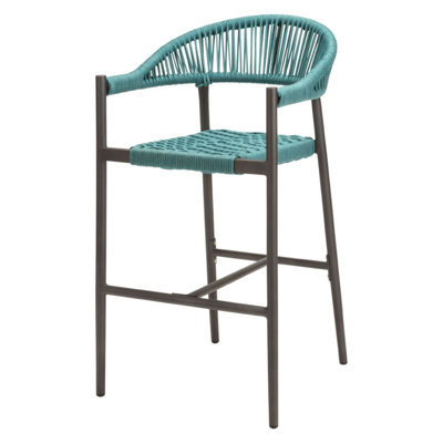 Skye Counter Stool with Aluminium Frame