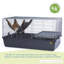 Cage caspienne universelle pour petits animaux avec espacement des fils