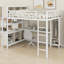 Lit mezzanine compact en métal avec garde-robe, bureau en L, cubes de rangement et tablettes de présentation-1575777027