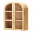 Wood Arch Wall Mounted Bathroom Cabinet-2063709946