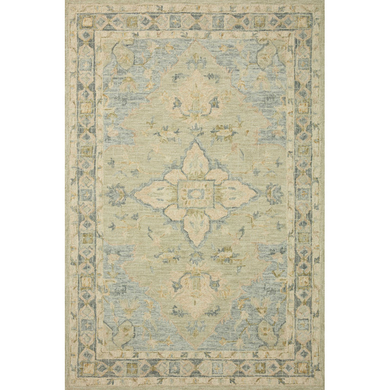 Fitzwater Hand Hooked Wool Oriental Indoor Rug, Rectangle 2'6" x 7'6"