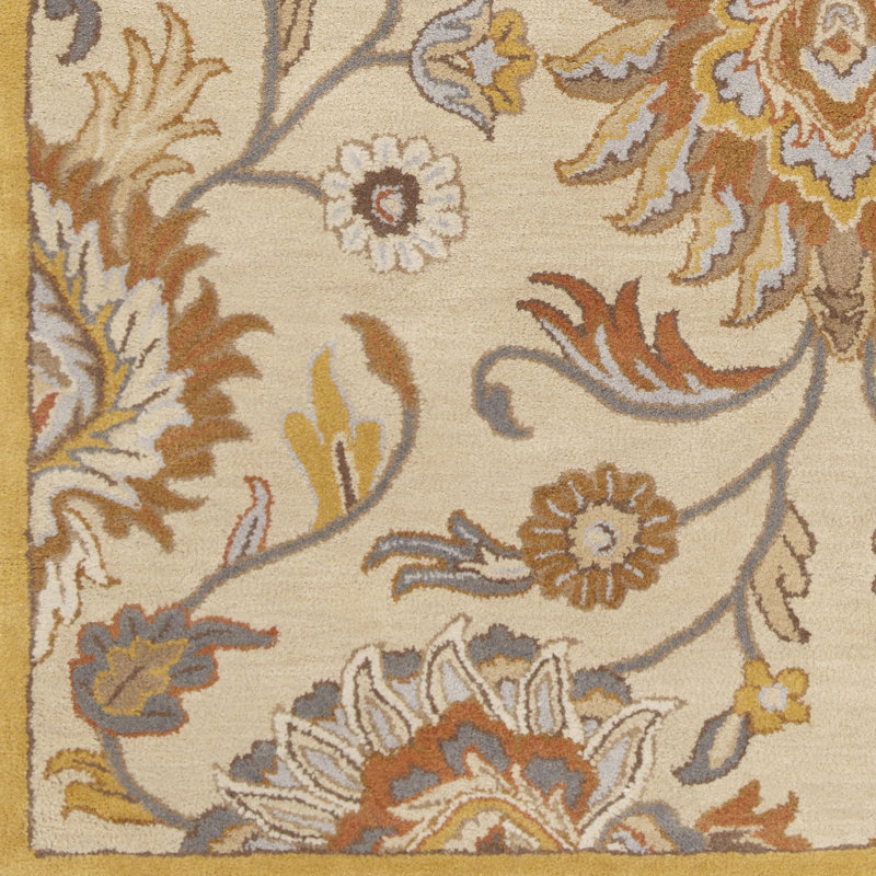 Tapis en laine touffeté à la main Tenorio, Rectangle 9 pi x 12 pi