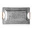Plateau de service tambour en acier Swirl
