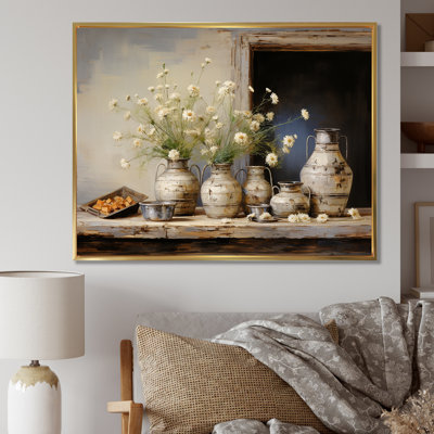 Flower Herbs Farmhouse Still Life