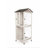 TRIXIE natura Aviary for Small Birds, Indoor Outdoor Use, 3 Front Doors, 2 Perches, Gray