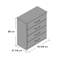 Marquitta 4 Drawer 76.6Cm W Double Dresser-23338420