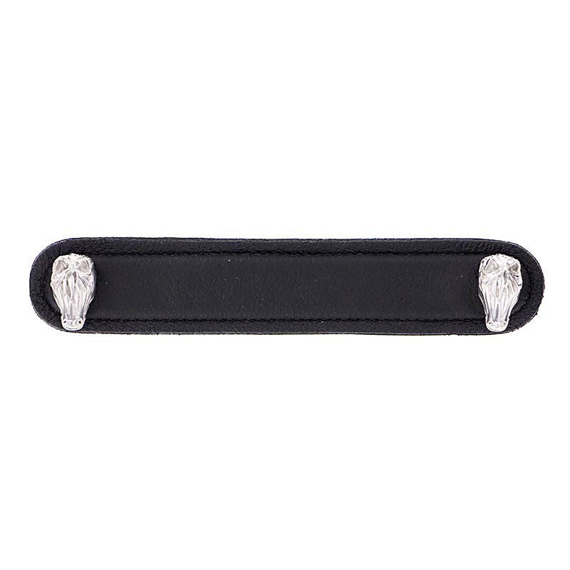 Equestre 3" Center to Center Bar Pull, 5", Antique Silver