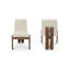Mia Dining Chair Beige-Set of Two