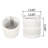 Planter For Outdoor Decoration - Antique White Magnesium Oxide, 12.84In Depth/Width/Height, 10.63Lb Areas, Weight