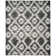 Bethlyn Ikat Ivory/Charcoal Area Rug