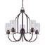 Henefer 5 - Light Dimmable Tiered Chandelier