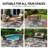 Floral Beige/Gray/Ivory Indoor & Outdoor Area Rug Gray-110742407