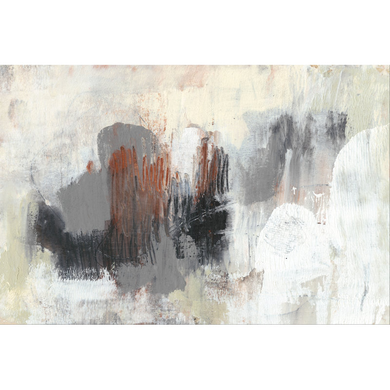 Neutres et rouille II, H 12 po x l 18 po x P 1,25 po