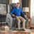 Polyester and Metal Frame Power Lift Recliner with Storage-786876505