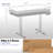 71" x 36" Electric Desk with Memory Controller DESK-KIT-2B7B-36 Series-93674529